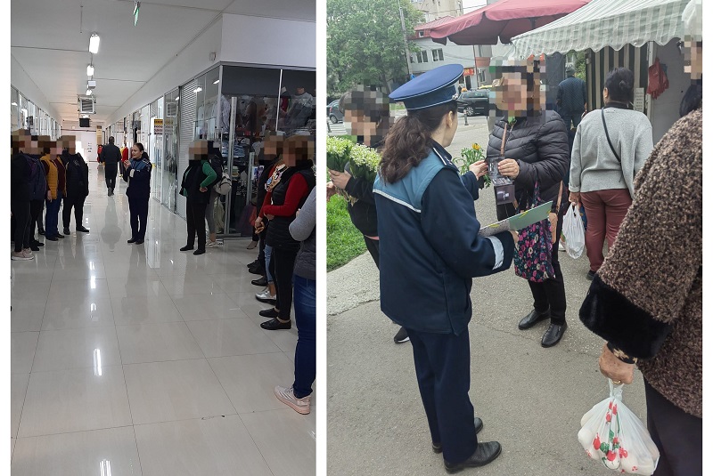 ”Bright Sky” la Constanța: Polițiștii au desfășurat activități de informare cu privire la violența domestică