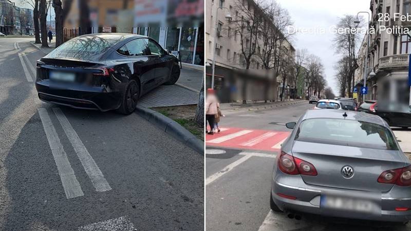 Peste 300 de constănțeni au fost amendați după ce și-au parcat mașinile neregulamentar