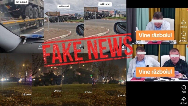 Fake news masiv pe TikTok. MApN dezminte „pregătirile” pentru a trimite oamenii la război