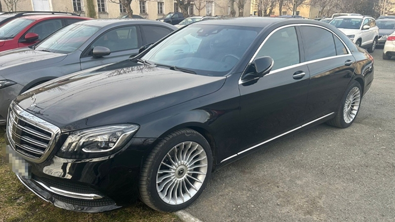 (FOTO/VIDEO) Autoturism în valoare de 250.000 lei, căutat de autoritățile din Franța, descoperit de polițiștii de frontieră constănțeni