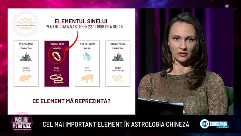 Cel mai important element în astrologia chineză – „Pasiuni Metafizice” cu Cristina Vladimirov.