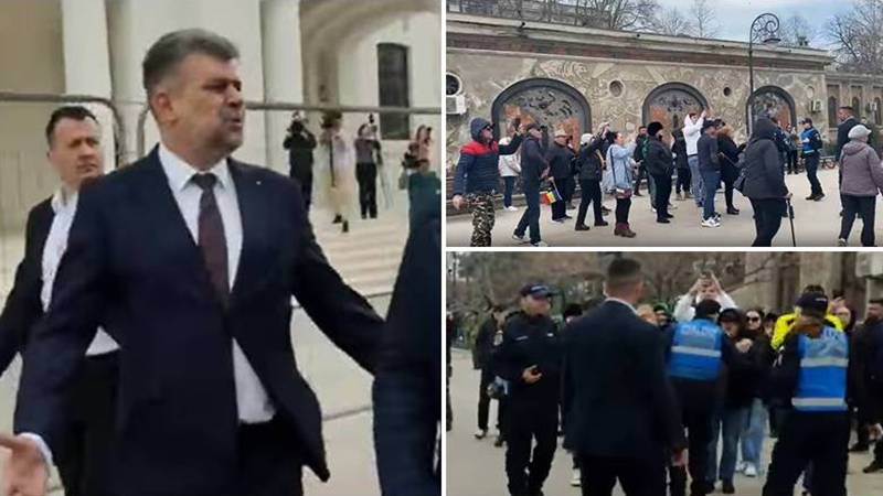 Marcel Ciolacu, huiduit de constănțeni la ieșirea din Cazino: „Du-te acasă! Lasă-ne!”