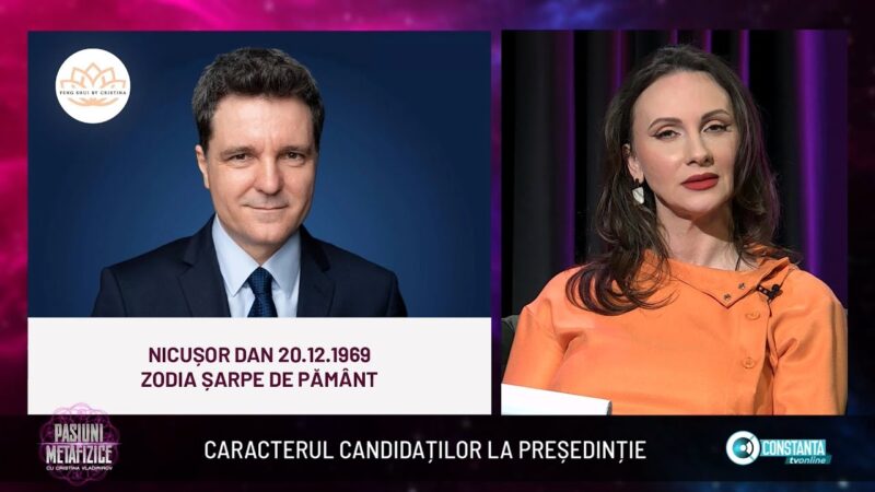 Caracterul candidaților la președinția României, „Pasiuni Metafizice” cu Cristina Vladimirov