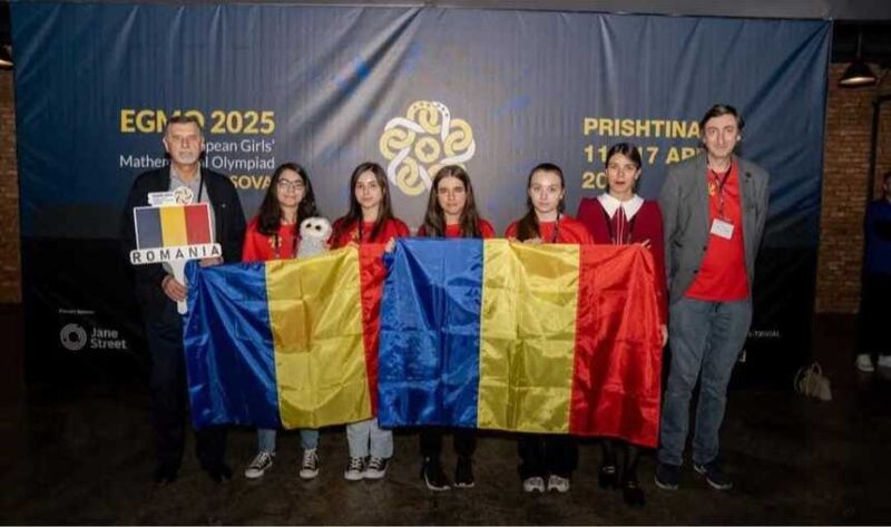Români, mândria țării! Lotul României a obţinut 4 medalii la Olimpiada Europeană de Matematică pentru Fete 2025