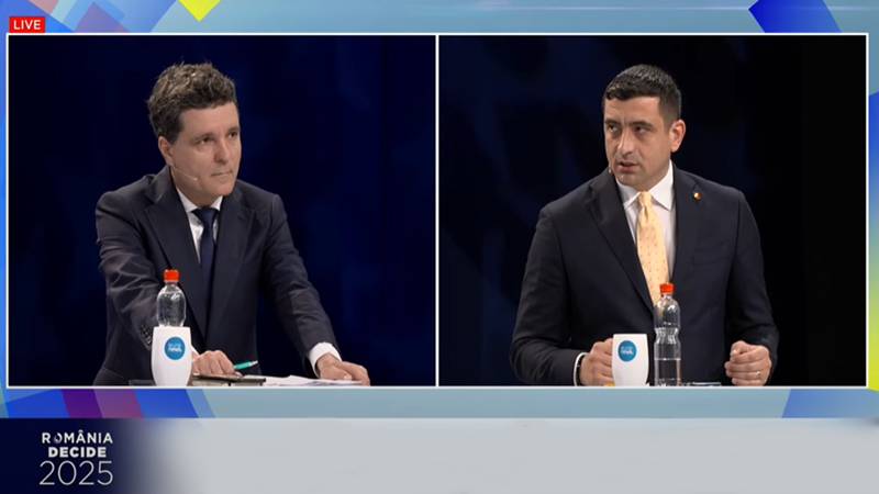 Dezbatere electorală. Simion a ocolit răspunsul privind casele de 35.000 de euro şi de 1 leu pentru diaspora. Nicușor Dan: Eu nu dau speranţe false