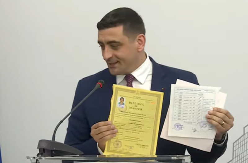 George Simion: Şi noi avem şi diplome de Bacalaureat şi diplome de licenţă, sunt autentice. La grădiniţă am fost destul de oscilant