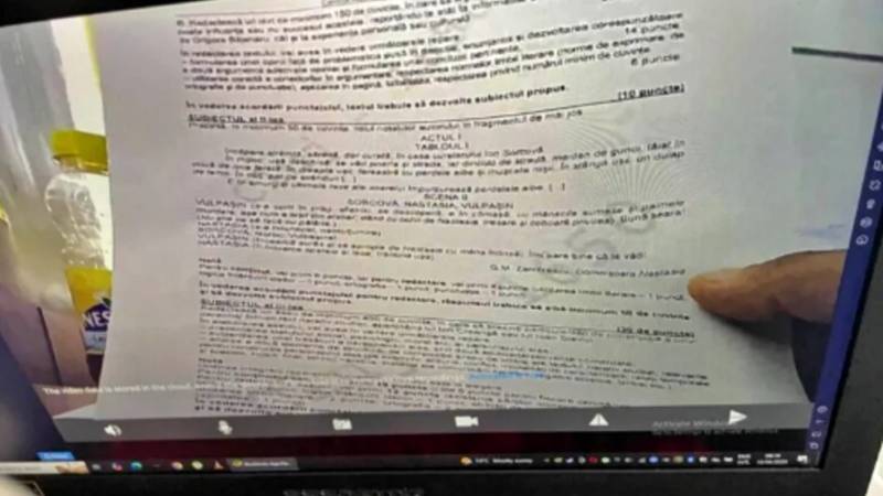 Cum a încercat un candidat să fraudeze proba la Limba română a examenului de Bacalaureat
