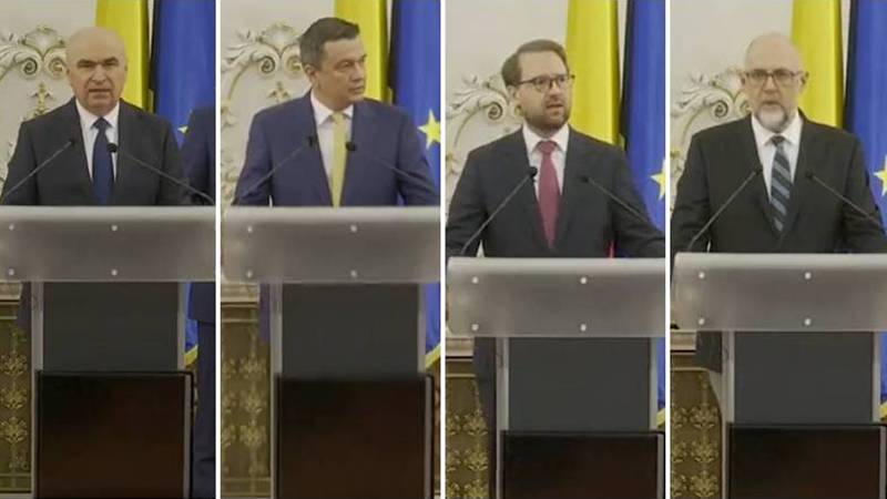 (VIDEO) „Ne așteaptă decizii grele”. Reacțiile liderilor de partide după semnarea acordului politic pentru formarea coaliției