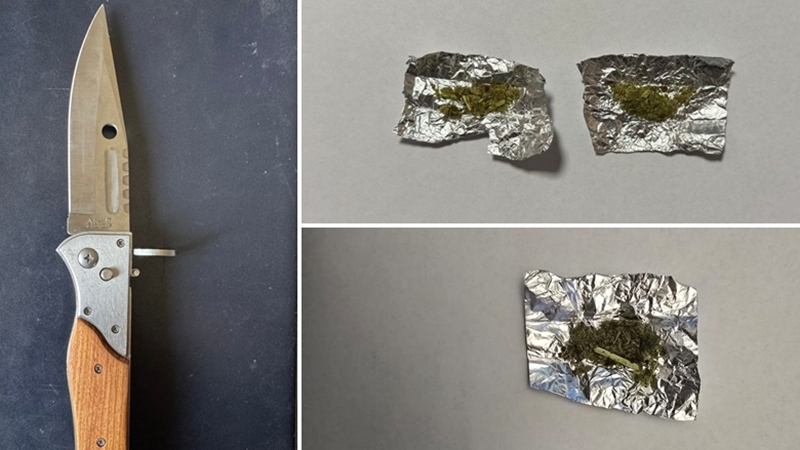 Jandarmii constănțeni, la datorie: au descoperit droguri și arme albe asupra mai multor persoane