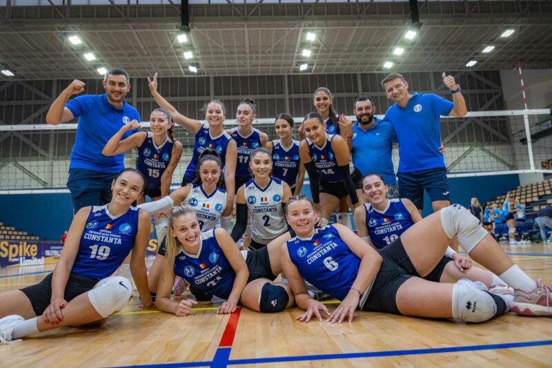 Echipa Universității Ovidius din Constanța, medaliată cu bronz la Campionatul European Universitar de Volei Feminin 2025