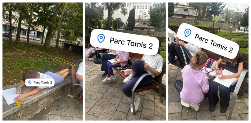 Constanța, orașul unde educația se face sub cerul liber! Elevi nevoiți să facă ore în parc – părinții reclamă „bătaie de joc”
