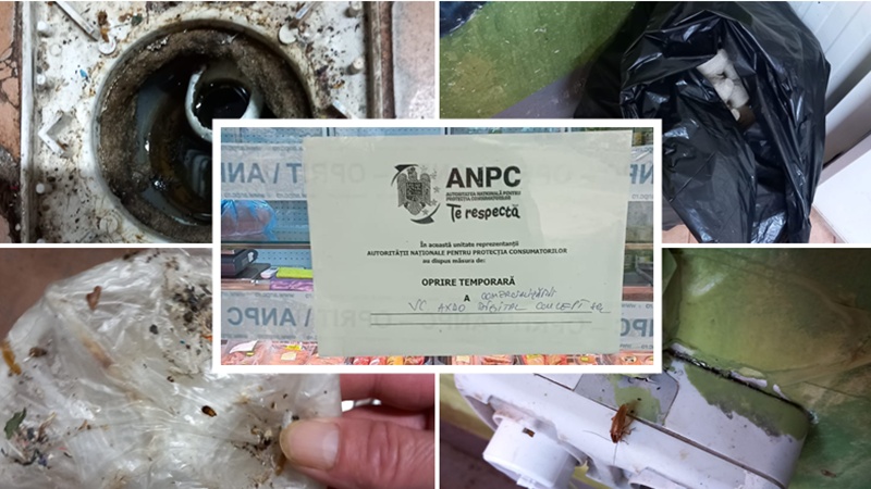 (FOTO/VIDEO) CONSTANȚA. Nereguli grave descoperite de Protecția Consumatorilor într-un magazin alimentar din Piața Tomis 3