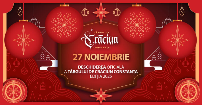 Se deschide Târgul de Crăciun din Piața Ovidiu