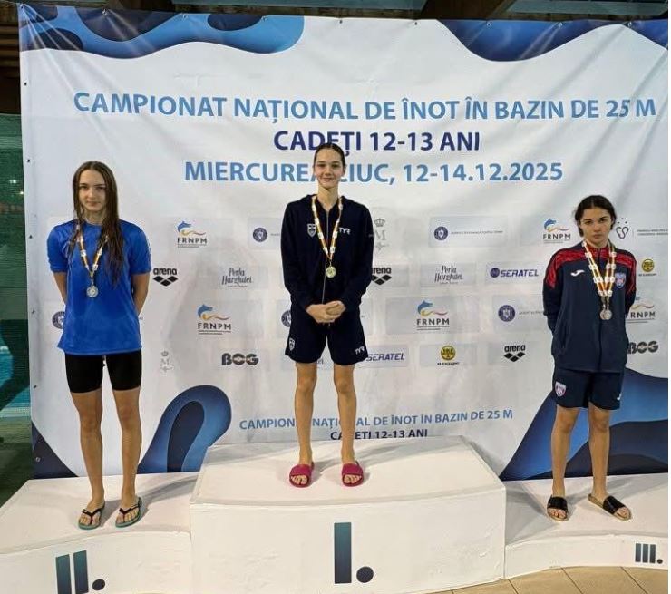 CSM Constanța: 8 medalii câștigate de cadeți la competiția națională de înot