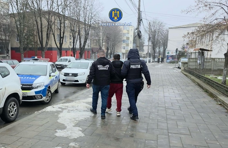 VIDEO Tentativă de jaf și furt în Medgidia: un bărbat arestat, doi minori cercetați penal