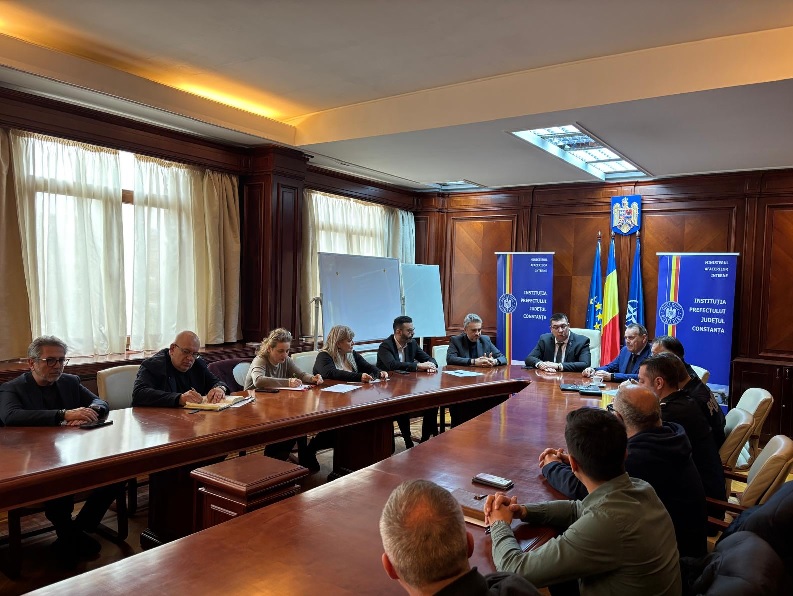 Grup de lucru la Prefectura Constanța pentru reducerea riscurilor la rețelele de gaze