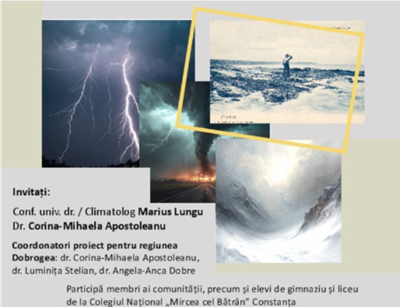 Seminar “Fenomene meteo extreme”, la Biblioteca Județeană “Ioan N. Roman” Constanța
