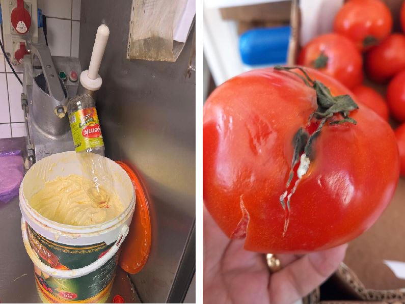 FOTO Produse alimentare și cosmetice cu deficiențe grave. ANPC a aplicat amenzi uriașe comercianților
