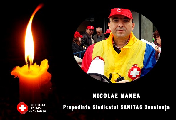 S-a stins din viață președintele Sindicatului Sanitas Constanța. “A fost un om cu o conștiință impecabilă, o forță de muncă rară și un suflet de o bunătate care ne-a atins pe toți”