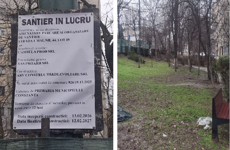 Ca la noi la nimeni: Terenul călător de pe Șoseaua Mangaliei s-a mutat pe Bulevardul 1 Mai
