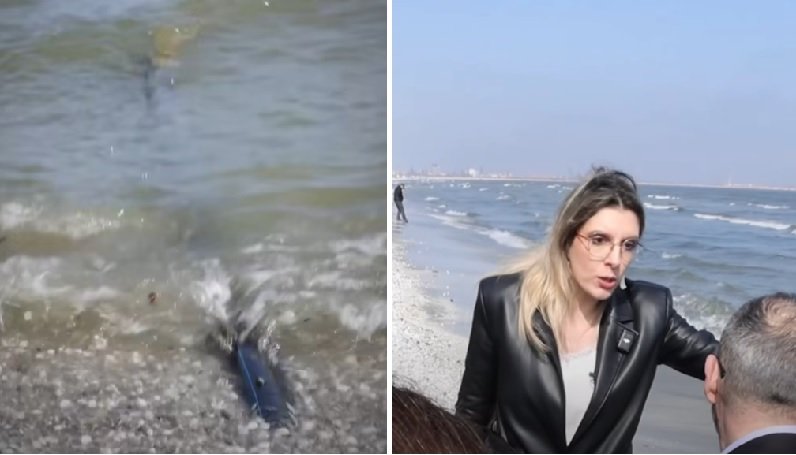 Deversări ilegale de apă netratată, descoperite pe plaja din Năvodari