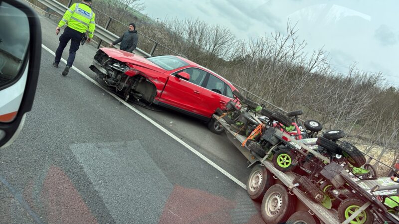 Atenție șoferi! Accident pe A2, între Constanța și Medgidia