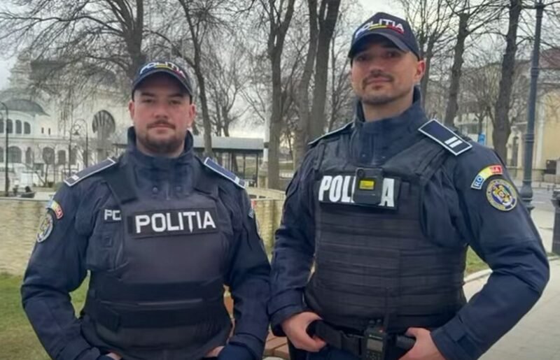 Polițiști constănțeni Gabriel Tiugea și Marian Vlaicu, exemple de implicare în comunitate