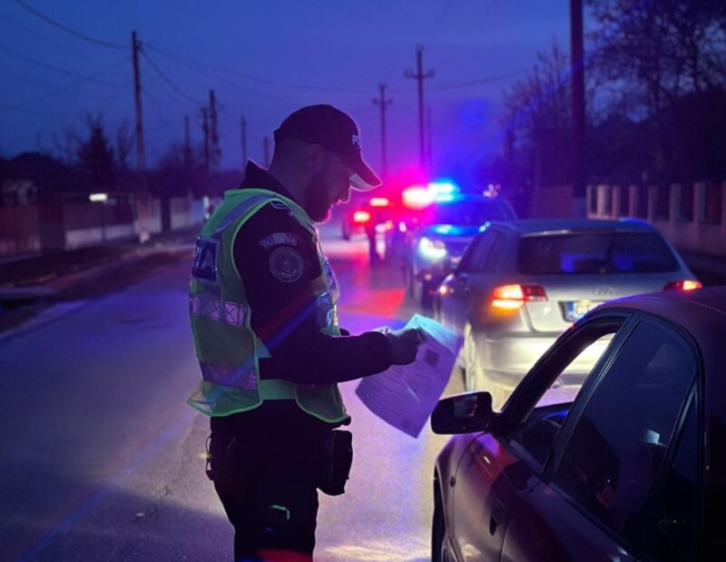Verificări ample în trafic la Medgidia. Peste 100 de mașini verificate de polițiști, într-o singură zi