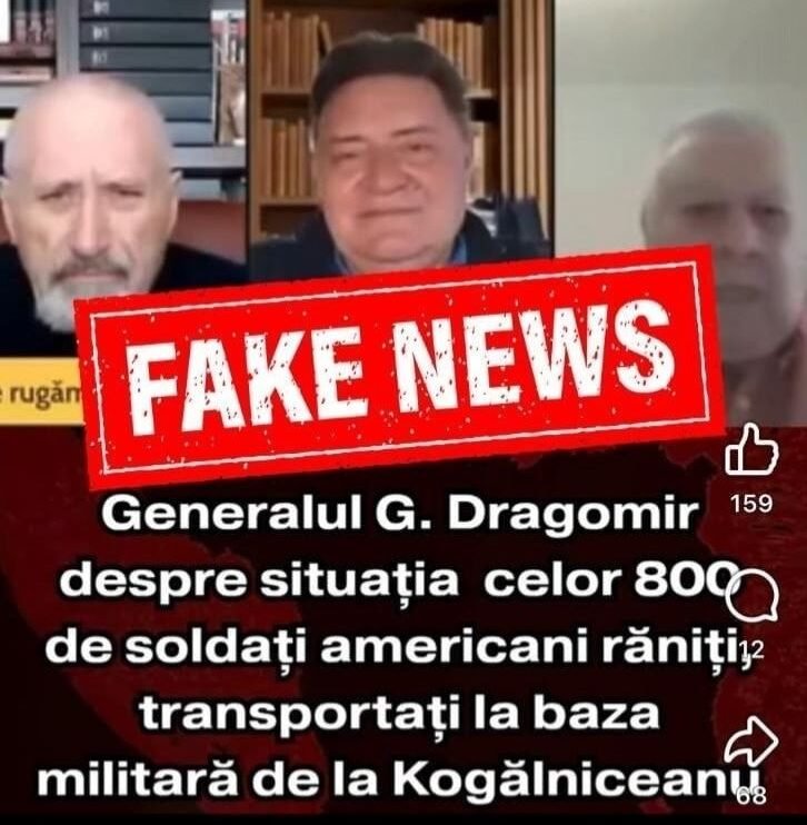 Ministerul Apărării infirmă zvonurile despre transportul unor militari răniți la Baza 57 Aeriană Mihail Kogălniceanu