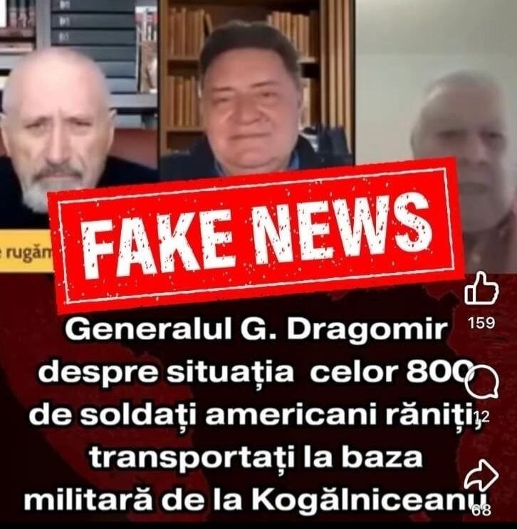 Ministerul Apărării infirmă zvonurile despre transportul unor militari răniți la Baza 57 Aeriană Mihail Kogălniceanu