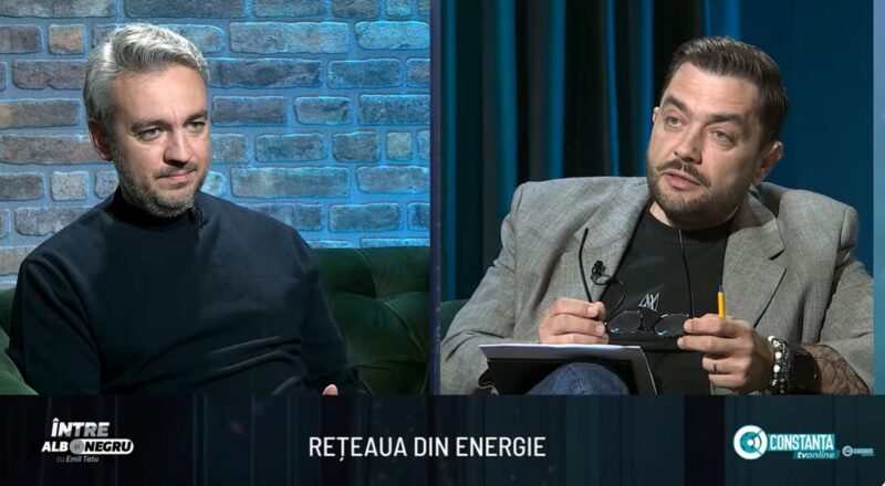 LIVE George Niculescu, președintele ANRE, la emisiunea „Între alb și negru” pe Constanța TV