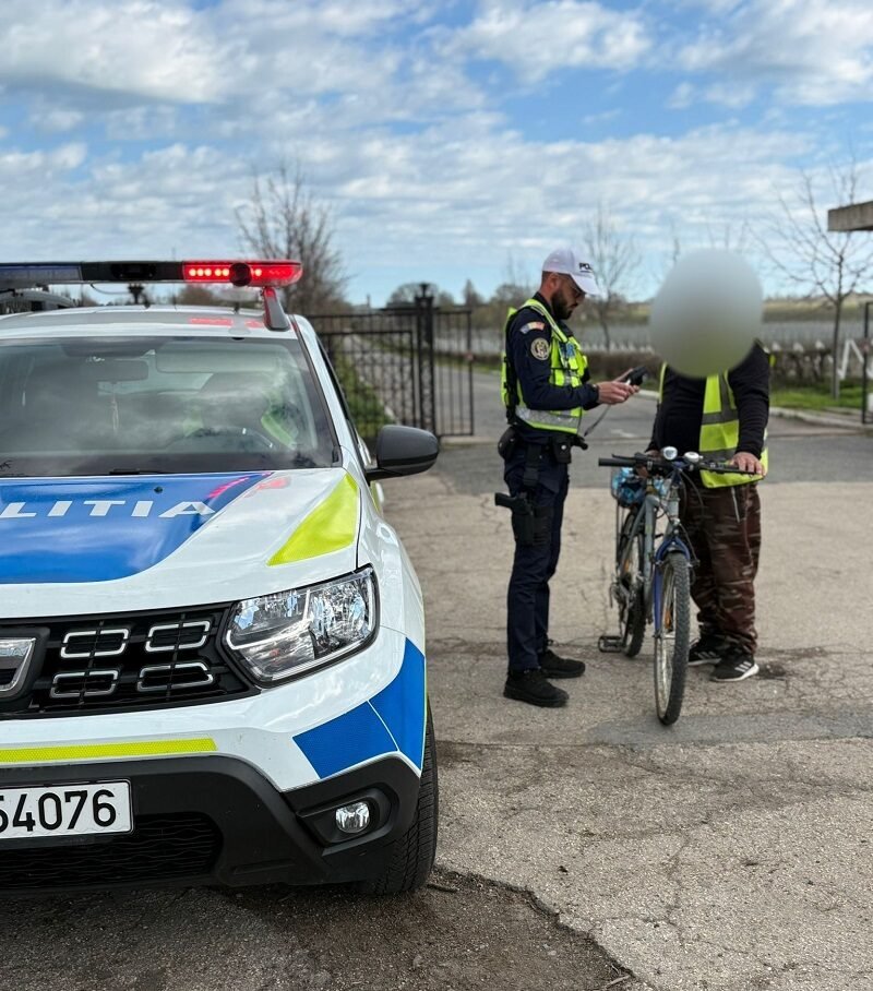 Razie a polițiștilor rutieri în Constanța. Sute de amenzi pentru pietoni și bicicliști indisciplinați