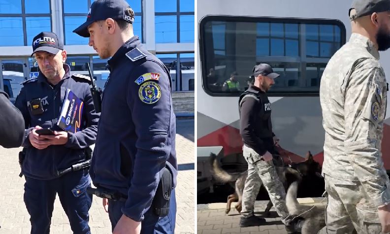 Gara Constanța, monitorizată de polițiști și câini de serviciu pentru călătorii în siguranță