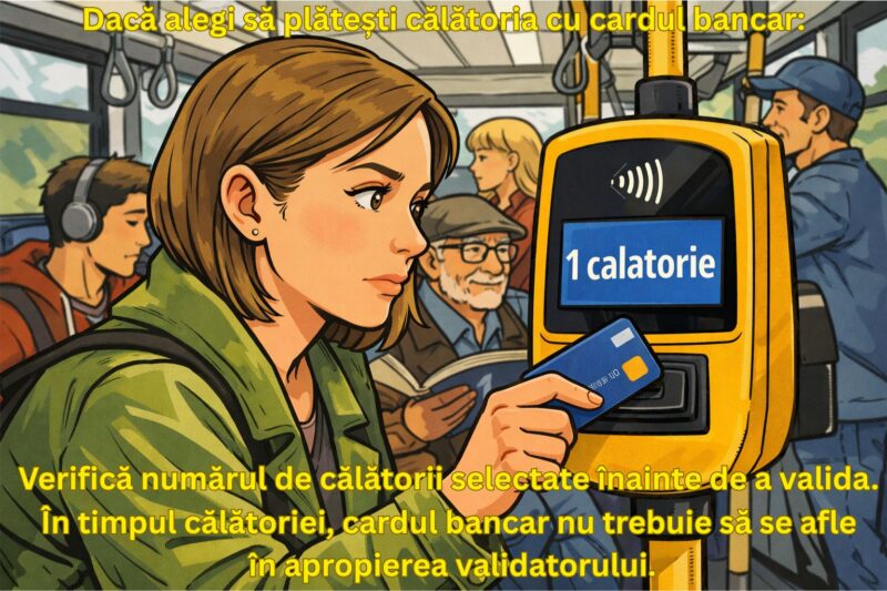 ANUNȚ CT BUS! Atenție dacă plătiți biletul de călătorie cu cardul!