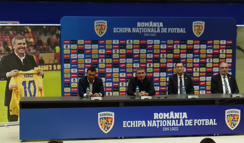 Gheorghe Hagi este din nou selecţionerul României: “Am venit să duc România acolo unde îşi doreşte”