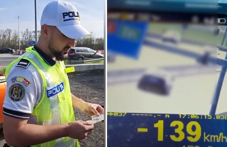 Drumul spre Valu lui Traian transformat în cursă de viteză. Șoferul vitezoman a rămas pieton