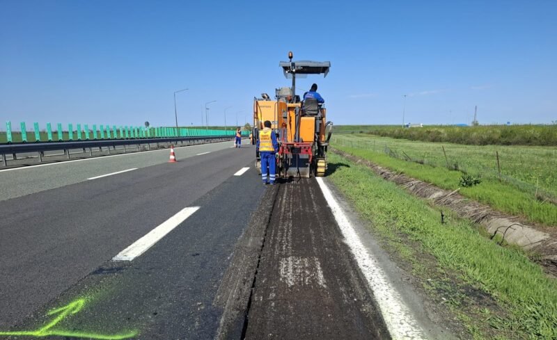 Atenție, șoferi! CNAIR continuă lucrările de întreținere pe Autostrada A2