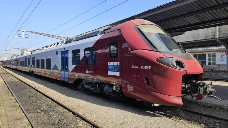 Imagini cu primul tren electric nou Coradia Stream care a intrat în circulație