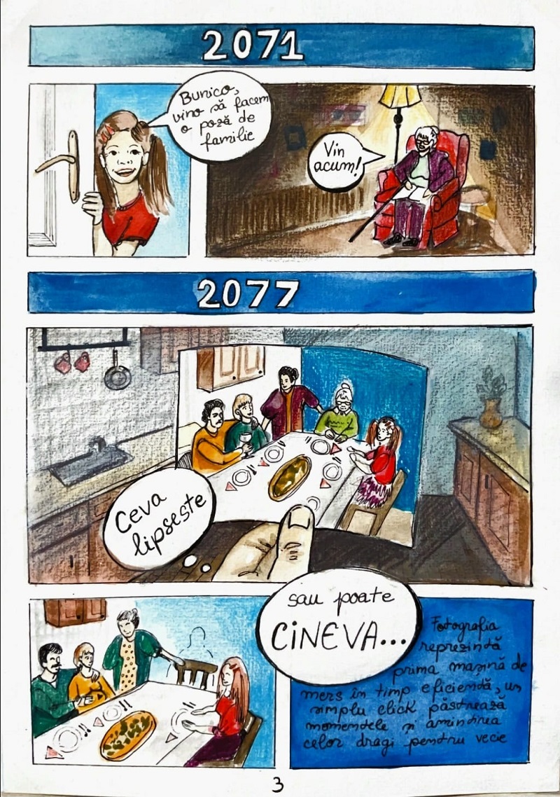 Premiul I pentru Angeline-Marie Paraschiv, elevă la Colegiului Național de Arte „Regina Maria”, la concursul național FILMMIC