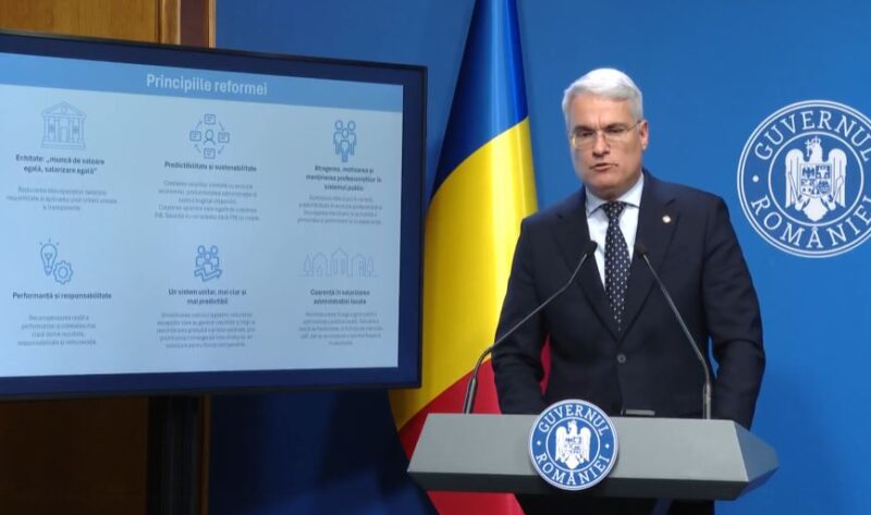 Dragoș Pîslaru explică graba privind noua lege a salarizării: „Această reformă a fost evitată ani la rând”