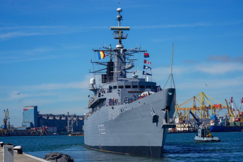 Fregata „Regina Maria” a plecat din Constanța pentru misiunea EUNAVFOR MED IRINI în Marea Mediterană
