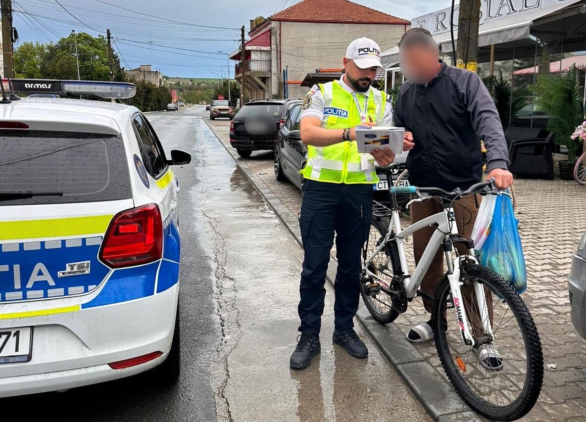 Razie printre pietoni, bicicliști și utilizatorii de trotinete electrice. Polițiștii constănțeni au dat amenzi de aproximativ 39.000 de lei