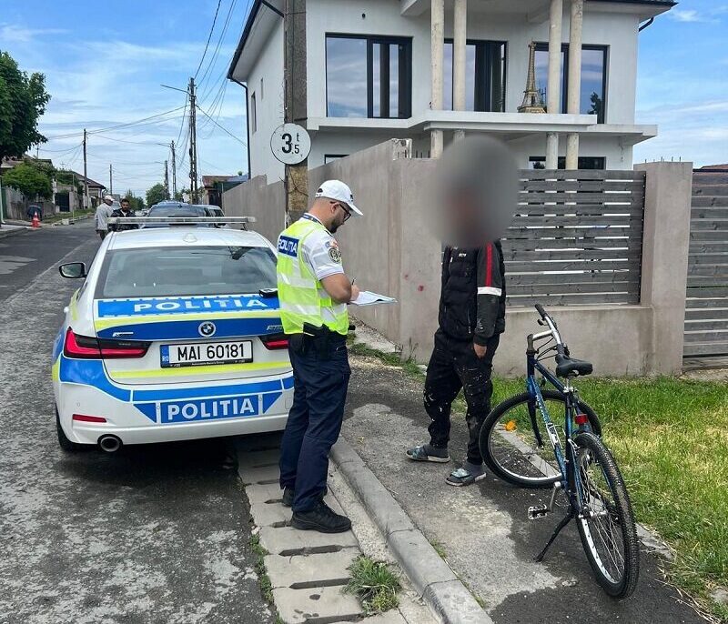 Bicicliști și trotinetiști din Constanța, luați în vizor de polițiștii rutieri