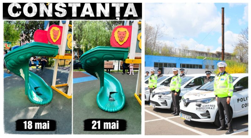 Revolta unui tată după ce copilul s-a rănit într-un loc de joacă. Poliția Locală Constanța anunță că este „alături de comunitate”.