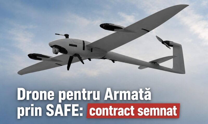 34 de sisteme de drone, cumpărate pentru Armata Română prin SAFE. Anunțul lui Radu Miruță