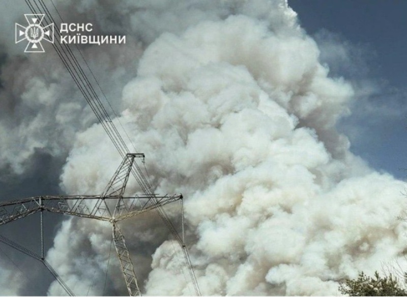 Incendiu de proporții în zona Cernobîl. Peste 1.100 de hectare de pădure cuprinse de flăcări