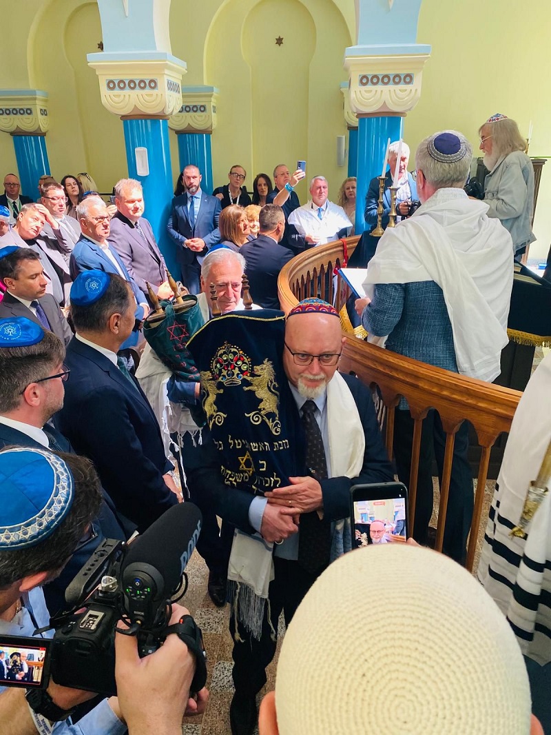 Sinagoga Mare din Constanța, redeschisă după ani de degradare. Moment simbolic pentru comunitatea dobrogeană