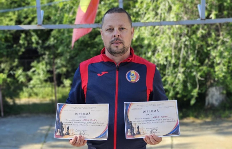 Pompier din Constanța, vicecampion la competiția națională de șah a salvatorilor