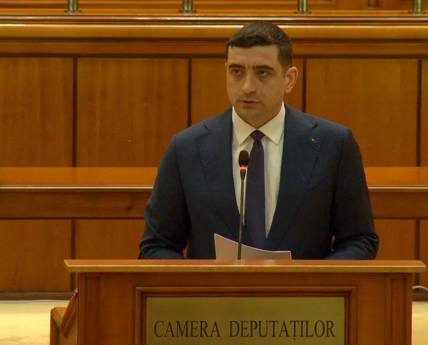 George Simion, în Parlament: Ne asumăm viitorul acestei ţări, ne asumăm o guvernare viitoare