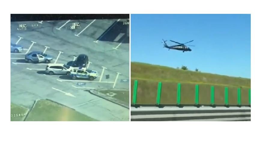 Scene tensionate pe A2! Șofer sub influența alcoolului, oprit cu elicopterul